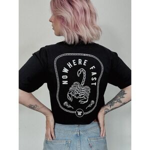 Scorpion Nowhere Fast Minimal Indie Rock Graphic T-Shirt